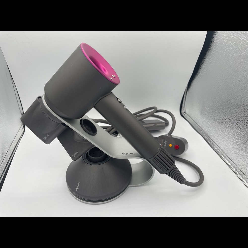 DYSON hair dryer, attachments, and Stand included !!